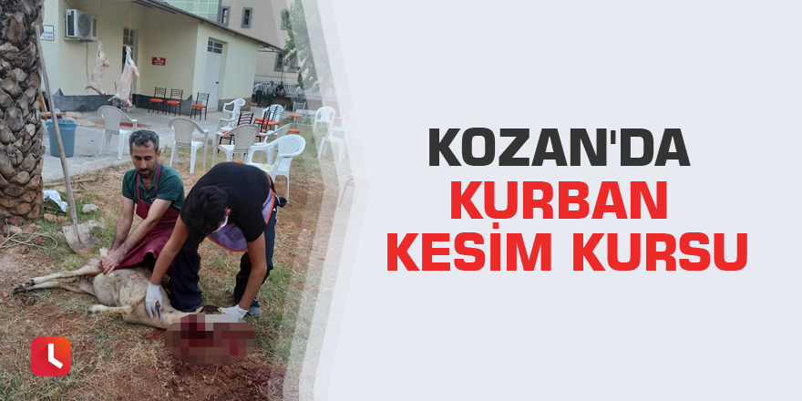 Kozan'da kurban kesim kursu