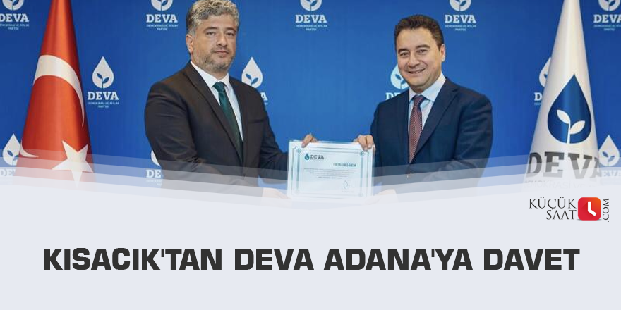 Kısacık'tan DEVA Adana'ya davet