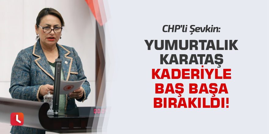 “Yumurtalık-Karataş kaderiyle baş başa bırakıldı!”