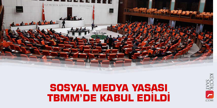 Sosyal medya yasası TBMM’de kabul edildi