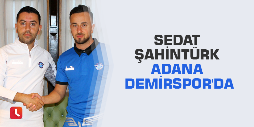 Sedat Şahintürk Adana Demirspor'da