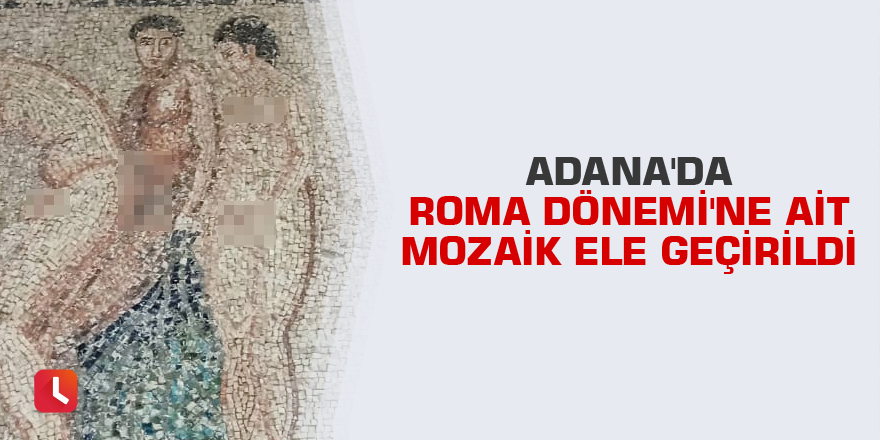 Adana’da Roma Dönemi’ne ait mozaik ele geçirildi