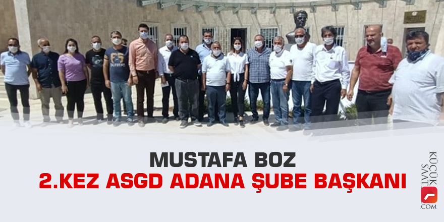 Mustafa Boz 2. kez ASGD Adana Şube