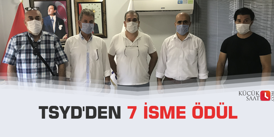 TSYD'den 7 isme ödül