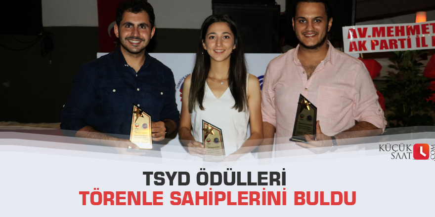 TSYD ödülleri törenle sahiplerini buldu