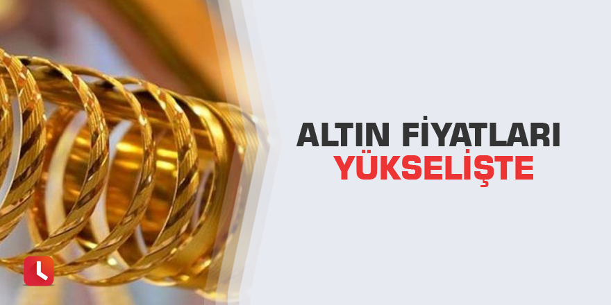 Altın fiyatları yükselişte