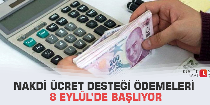 Nakdi Ücret Desteği ödemeleri 8 Eylül’de başlıyor