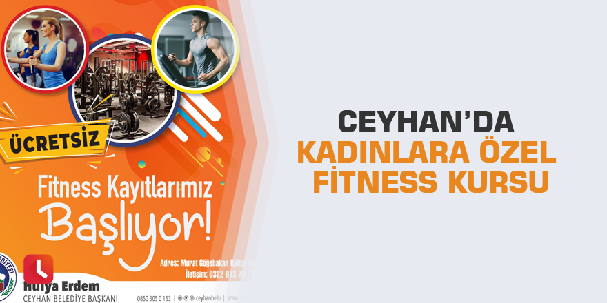 Ceyhan’da Kadınlara Özel Fitness Kursu