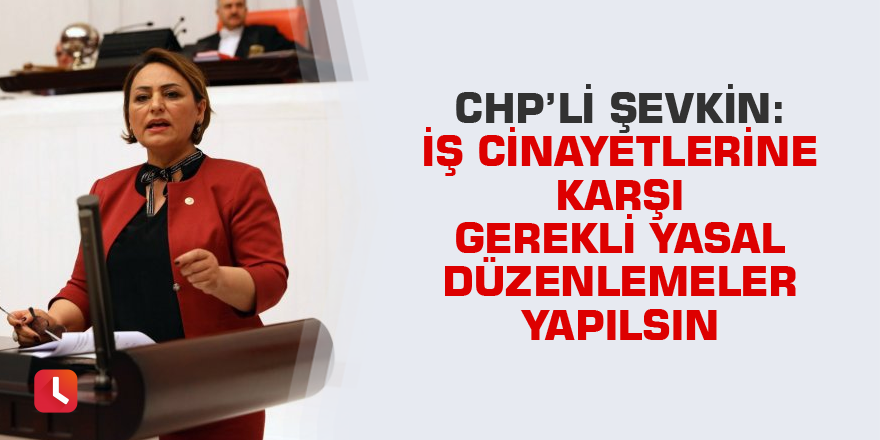 “İş cinayetlerine karşı gerekli yasal düzenlemeler yapılsın”