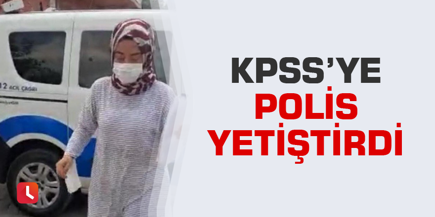 KPSS’ye polis yetiştirdi