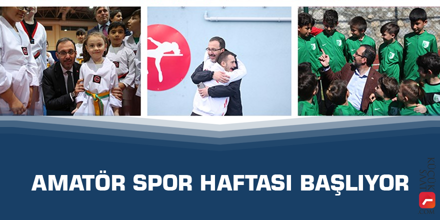 Amatör spor haftası başlıyor