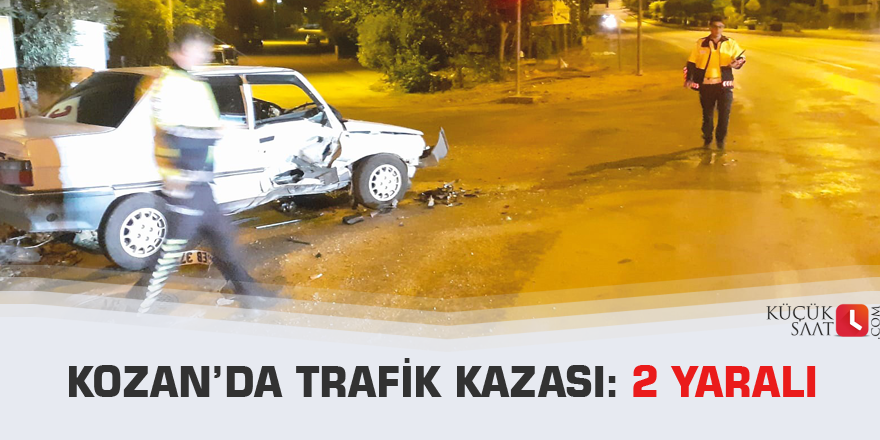 Kozan’da trafik kazası: 2 yaralı