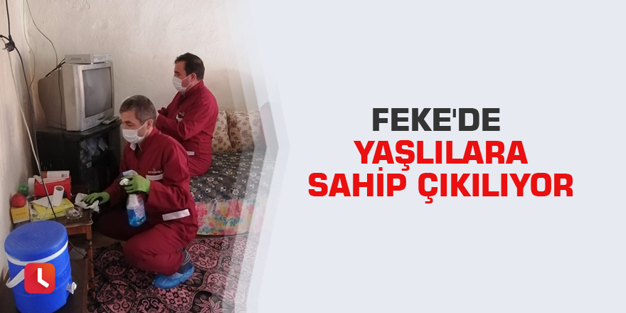 Feke'de yaşlılara sahip çıkılıyor