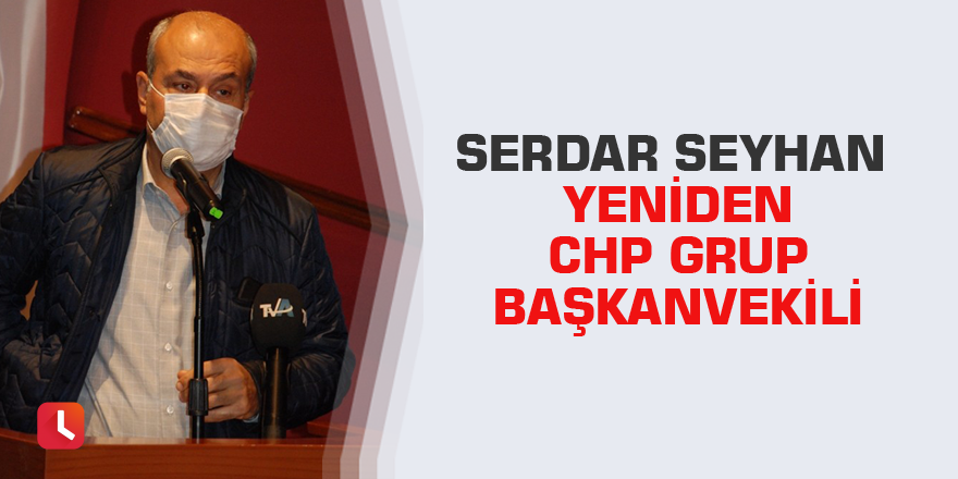 Serdar Seyhan yeniden CHP Grup Başkanvekili