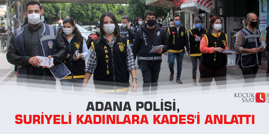 Adana polisi, Suriyeli kadınlara KADES'i anlattı