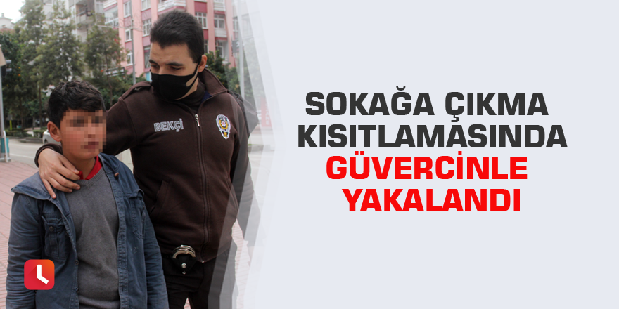 Sokağa çıkma kısıtlamasında güvercinle yakalandı