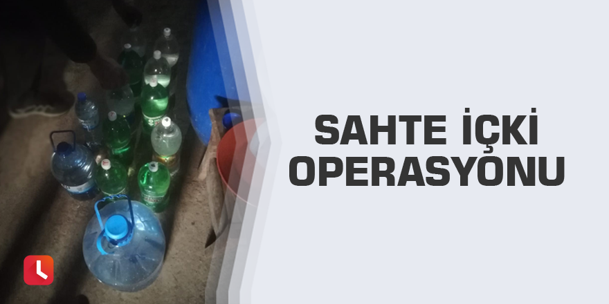 Sahte içki operasyonu