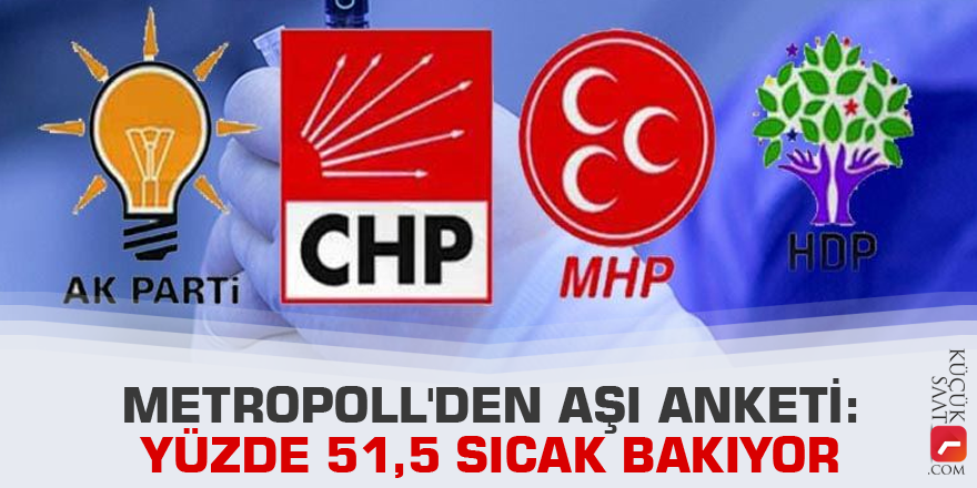 MetroPOLL'den aşı anketi: Yüzde 51,5 sıcak bakıyor