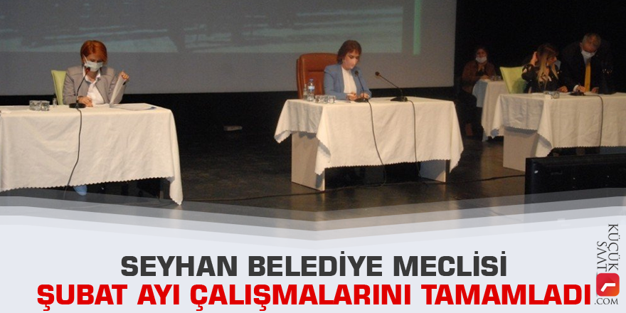 Seyhan Belediye Meclisi Şubat ayı çalışmalarını tamamladı