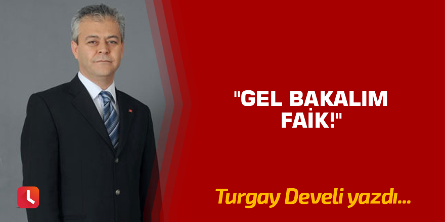 "Gel Bakalım Faik!"