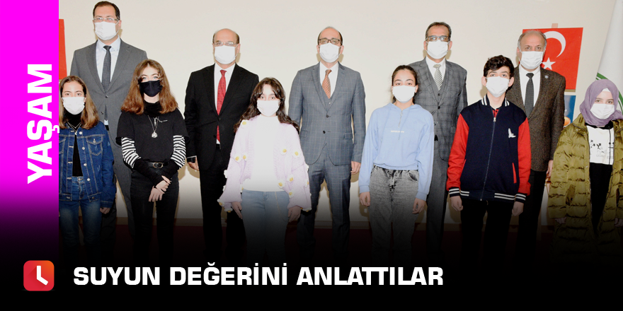 Suyun değerini anlattılar