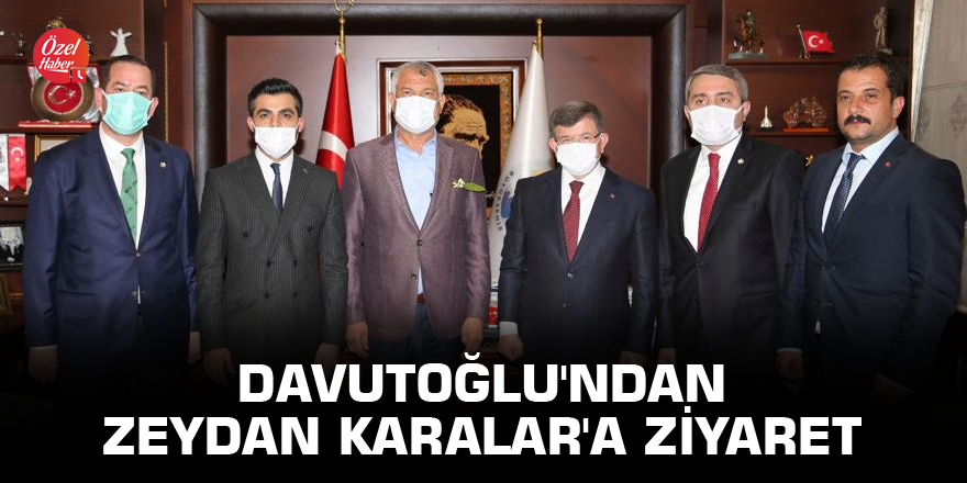 Davutoğlu'ndan Zeydan Karalar'a ziyaret