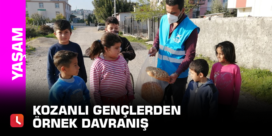 Kozanlı gençlerden örnek davranış