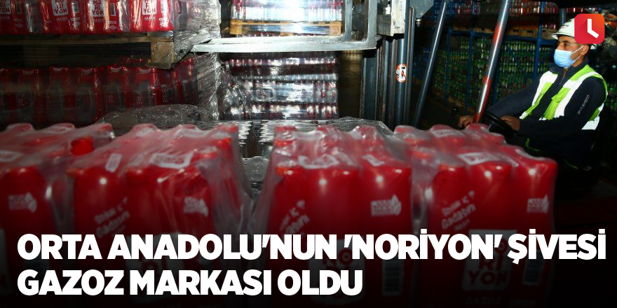 Orta Anadolu'nun 'noriyon' şivesi gazoz markası oldu