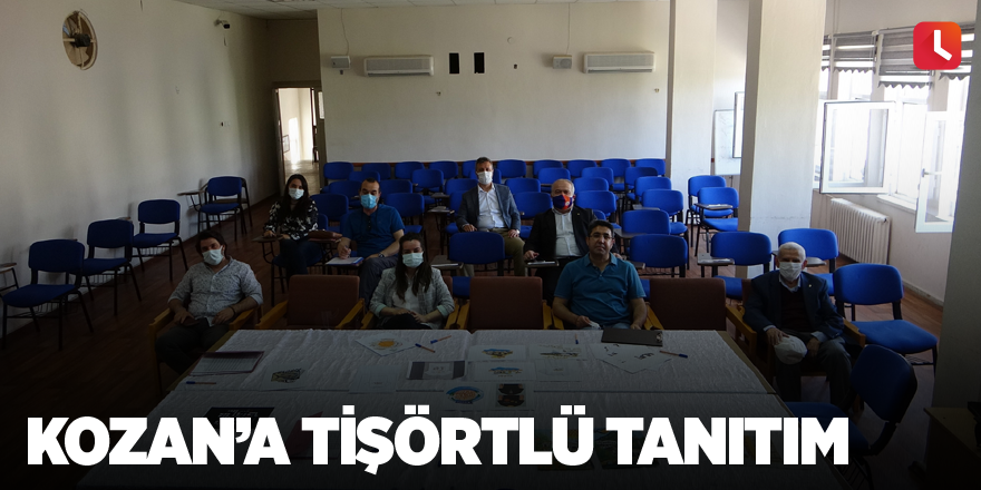 Kozan’a tişörtlü tanıtım