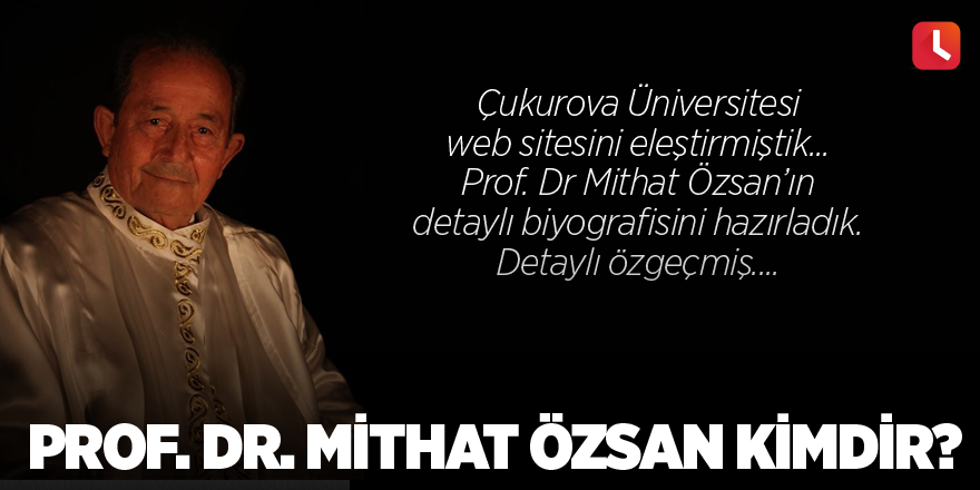 Prof. Dr. Mithat Özsan kimdir?