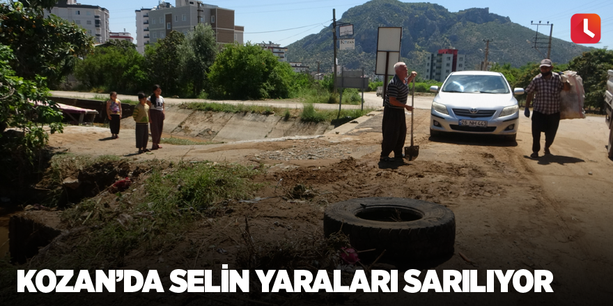 Kozan’da selin yaraları sarılıyor