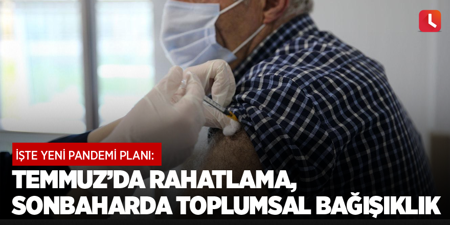 Temmuz’da rahatlama, sonbaharda toplumsal bağışıklık