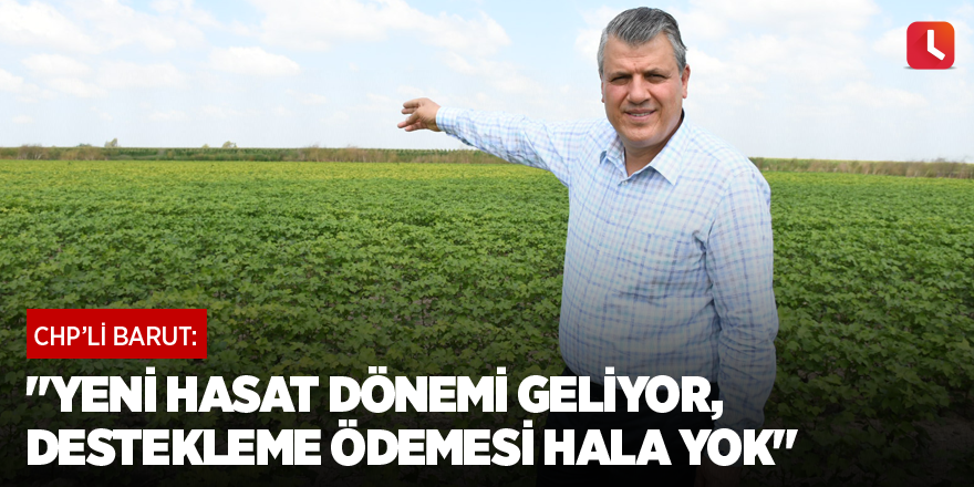 "Yeni hasat dönemi geliyor, destekleme ödemesi hala yok"