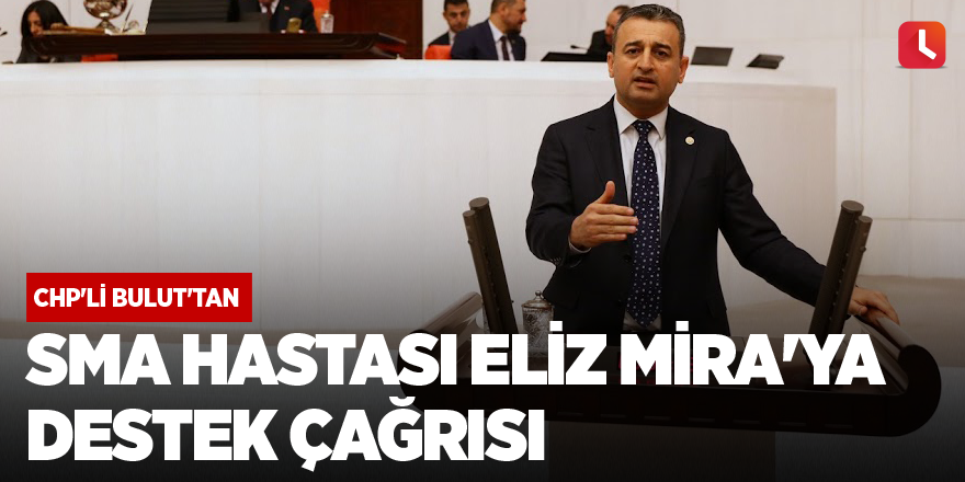 CHP'li Bulut'tan SMA hastası Eliz Mira'ya destek çağrısı