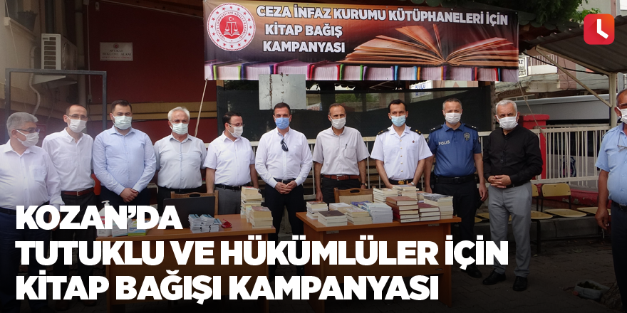 Kozan’da tutuklu ve hükümlüler için kitap bağışı kampanyası