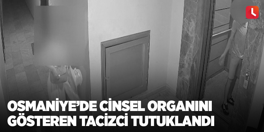 Osmaniye’de cinsel organını gösteren tacizci tutuklandı