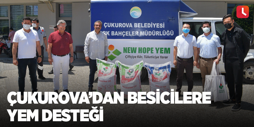 Çukurova’dan besicilere yem desteği