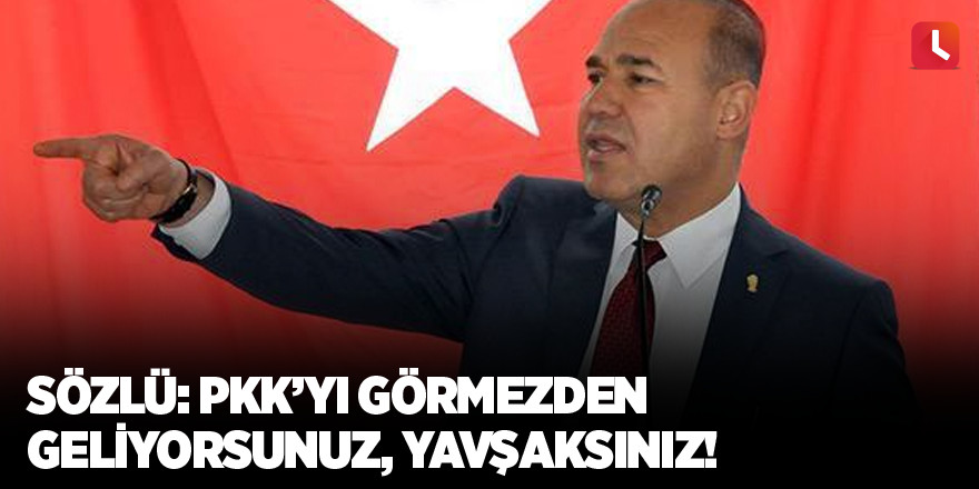 Sözlü: PKK’yı görmezden geliyorsunuz, yavşaksınız!