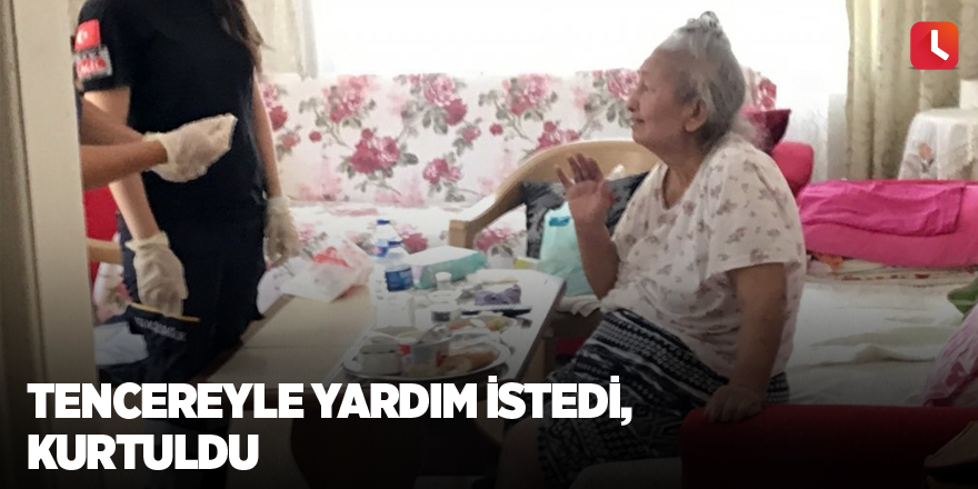 Tencereyle yardım istedi, kurtuldu