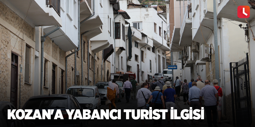 Kozan'a yabancı turist ilgisi