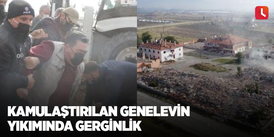 Kamulaştırılan genelevin yıkımında gerginlik