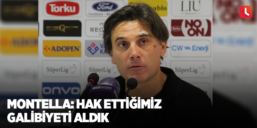 Montella: Hak ettiğimiz galibiyeti aldık