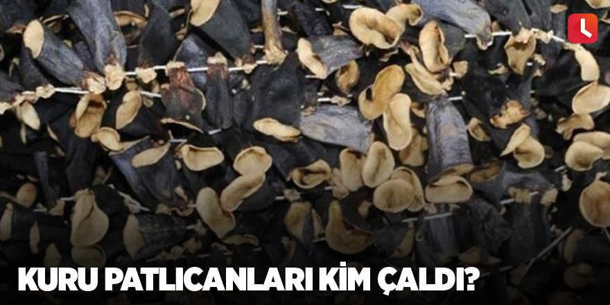 Kuru patlıcanları kim çaldı?