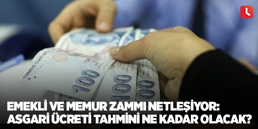 Emekli ve memur zammı netleşiyor: Asgari ücreti tahmini ne kadar olacak?