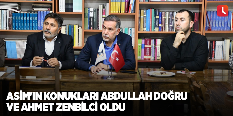 ASİM'in konukları Abdullah Doğru ve Ahmet Zenbilci oldu