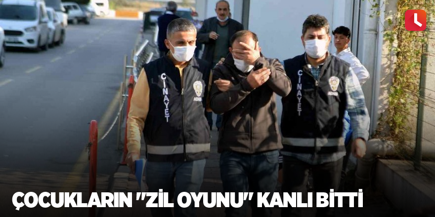 Çocukların "zil oyunu" kanlı bitti