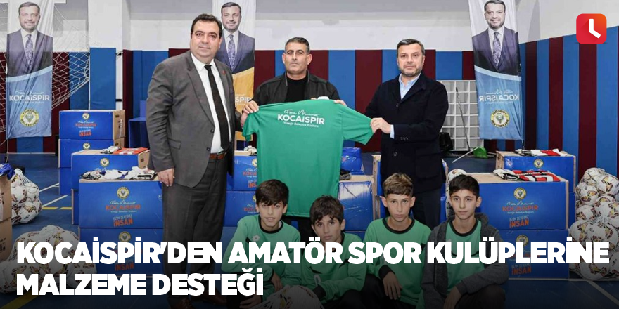 Kocaispir'den amatör spor kulüplerine malzeme desteği