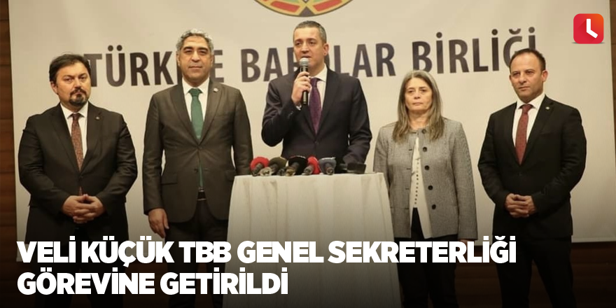 Veli Küçük TBB Genel Sekreterliği görevine getirildi