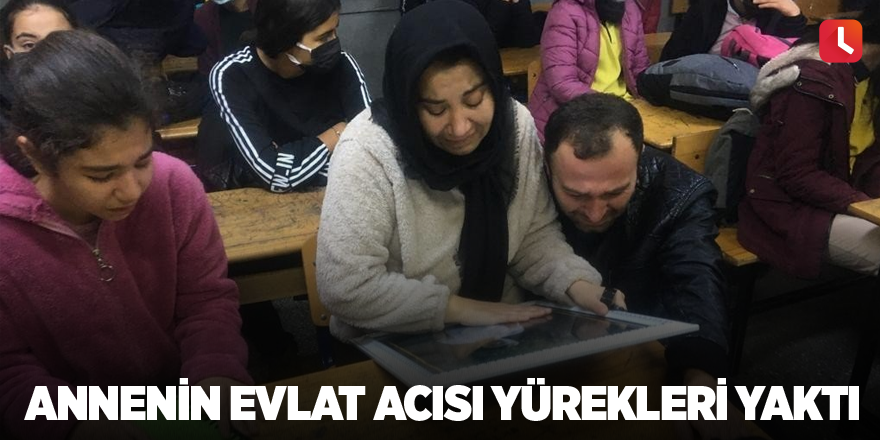 Annenin evlat acısı yürekleri yaktı