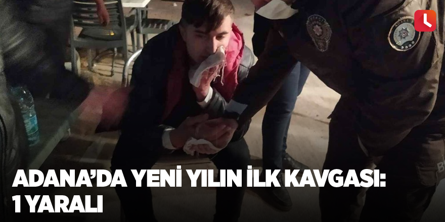 Adana’da yeni yılın ilk kavgası: 1 yaralı